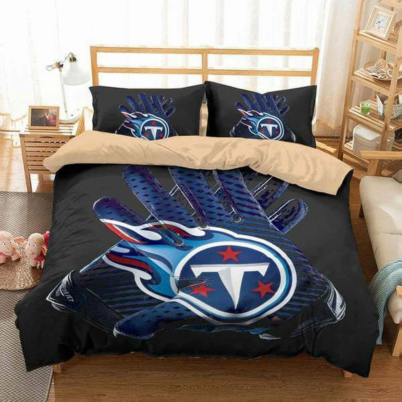 3D Customize Tennessee Titans 3D Customized Bedding Sets Duvet Cover Bedlinen Bed Set