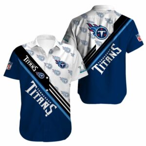 Tennessee Titans NFL Custom Name Mascot In Deep Sea Hawaiian Shirt For Men  And Women - Banantees