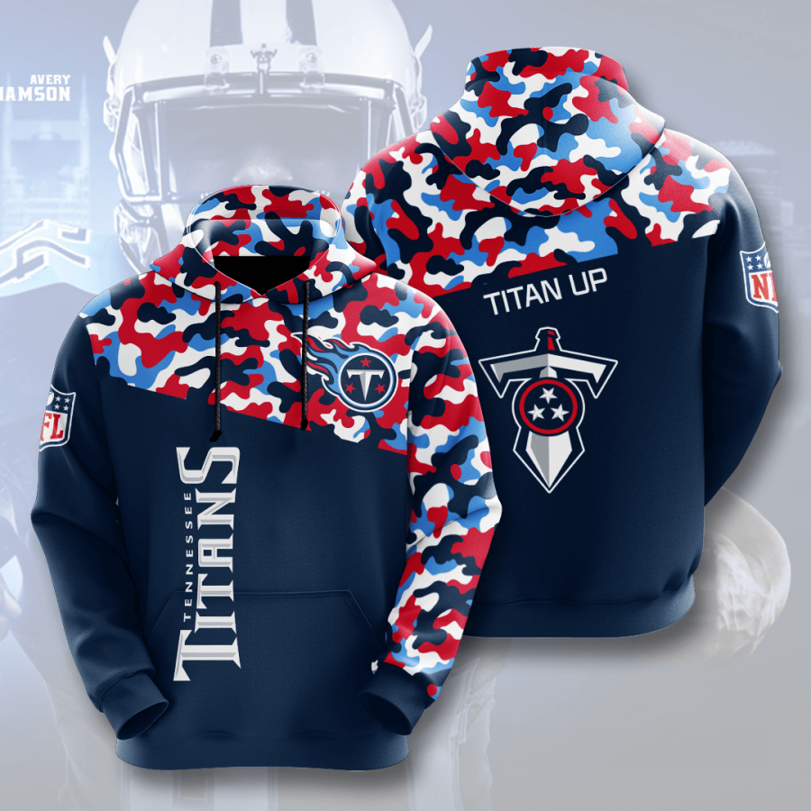 Tennessee Titans 3D Printed Hoodie For Big Fans - Titansfanstore.com