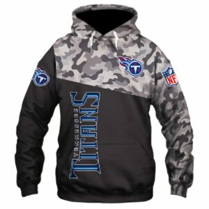 Tennessee Titans NFL Skull 3D Printed Hoodie - Teeruto