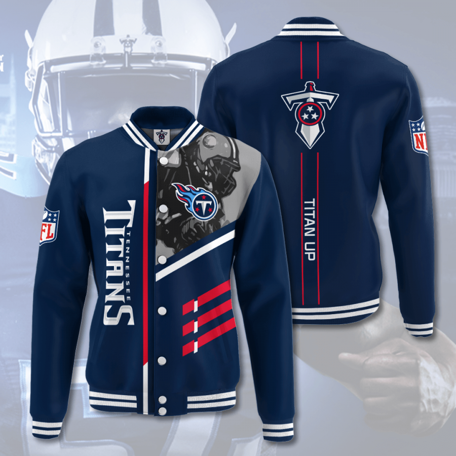 Tennessee Titans Bomber Jacket For Big Fans - Titansfanstore.com
