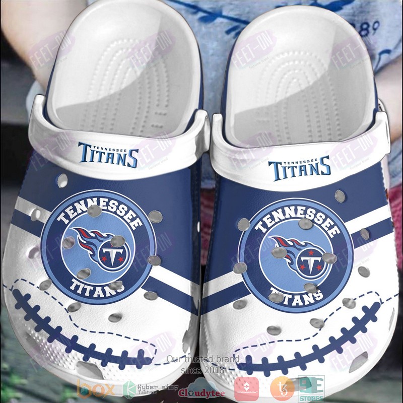 Tennessee Titans Nfl Custom Name Crocs Clog Shoes - 365crocs